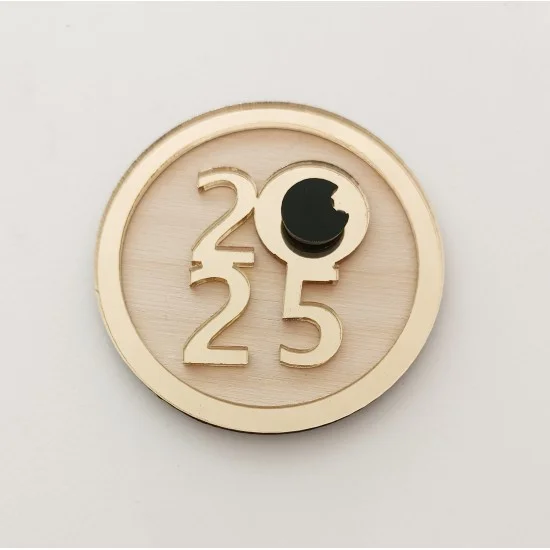 Διακοσμητικό στοιχείο Plexiglass και Ξύλο 9cm 2026 #4