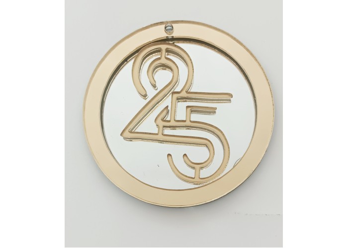 Διακοσμητικό στοιχείο Plexiglass 9cm 2026 #12 Διακοσμητικό στοιχείο Plexiglass 9cm 2026 #12