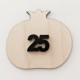 Ρόδι ξύλινο & Plexiglass 9cm 2025 #12 Ρόδι ξύλινο & Plexiglass 9cm 2025 #12