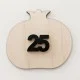 Ρόδι ξύλινο & Plexiglass 9cm 2026 #12