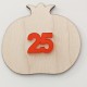 Ρόδι ξύλινο & Plexiglass 9cm 2025 #12 Ρόδι ξύλινο & Plexiglass 9cm 2025 #12