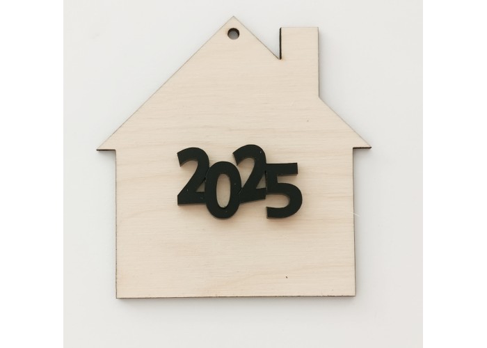 Σπιτάκι διακοσμητικό 9cm ξύλινο & Plexiglass 2026 # 10 Σπιτάκι διακοσμητικό 9cm ξύλινο & Plexiglass 2026 # 10
