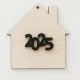 Σπιτάκι διακοσμητικό 9cm ξύλινο & Plexiglass 2026 # 10