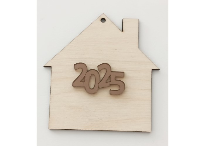 Σπιτάκι διακοσμητικό 9cm ξύλινο & Plexiglass 2026 # 10 Σπιτάκι διακοσμητικό 9cm ξύλινο & Plexiglass 2026 # 10