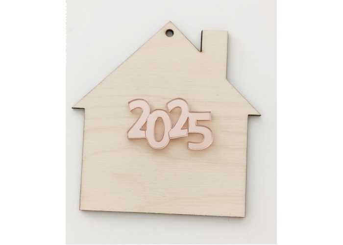 Σπιτάκι διακοσμητικό 9cm ξύλινο & Plexiglass 2026 # 10 Σπιτάκι διακοσμητικό 9cm ξύλινο & Plexiglass 2026 # 10
