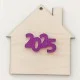 Σπιτάκι διακοσμητικό 9cm ξύλινο & Plexiglass 2026 # 10