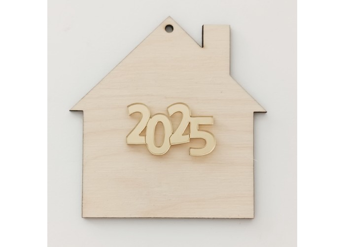 Σπιτάκι διακοσμητικό 9cm ξύλινο & Plexiglass 2026 # 10 Σπιτάκι διακοσμητικό 9cm ξύλινο & Plexiglass 2026 # 10