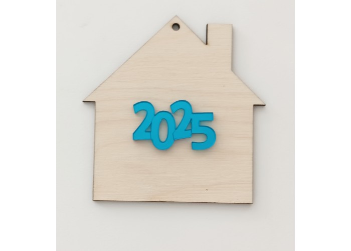 Σπιτάκι διακοσμητικό 9cm ξύλινο & Plexiglass 2026 # 10 Σπιτάκι διακοσμητικό 9cm ξύλινο & Plexiglass 2026 # 10