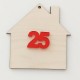Σπιτάκι διακοσμητικό 9cm ξύλινο & Plexiglass # 17 Σπιτάκι διακοσμητικό 9cm ξύλινο & Plexiglass # 17