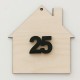 Σπιτάκι διακοσμητικό 9cm ξύλινο & Plexiglass # 17 Σπιτάκι διακοσμητικό 9cm ξύλινο & Plexiglass # 17