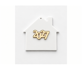 Σπιτάκι διακοσμητικό 9cm Plexiglass 2027 # 6 