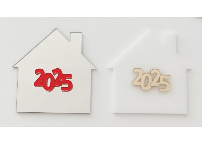 Σπιτάκι διακοσμητικό 9cm Plexiglass 2026 # 6 Σπιτάκι διακοσμητικό 9cm Plexiglass 2026 # 6