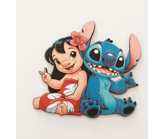 Ξύλινο διακοσμητικό Stitch #6 Ξύλινο διακοσμητικό Stitch #6