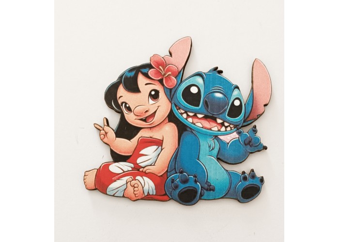 Ξύλινο διακοσμητικό Stitch #6 Ξύλινο διακοσμητικό Stitch #6