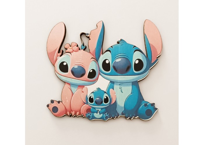 Ξύλινο διακοσμητικό Stitch #7 Ξύλινο διακοσμητικό Stitch #7