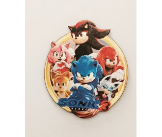 Ξύλινο διακοσμητικό Sonic #3 Ξύλινο διακοσμητικό Sonic #3