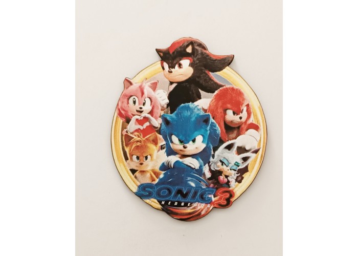Ξύλινο διακοσμητικό Sonic #3 Ξύλινο διακοσμητικό Sonic #3