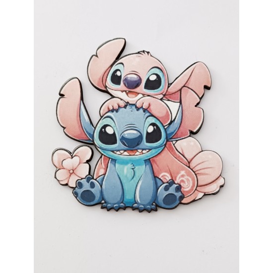Ξύλινο διακοσμητικό Stitch #9 Ξύλινο διακοσμητικό Stitch #9