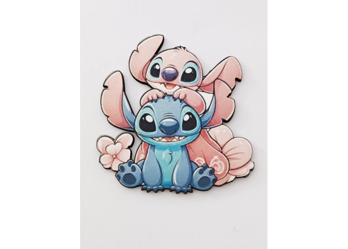Ξύλινο διακοσμητικό Stitch #9 Ξύλινο διακοσμητικό Stitch #9