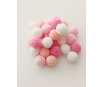 Πομ Πομ ροζ παστελ 2cm 30τεμ Πομ Πομ ροζ παστελ 2cm 30τεμ