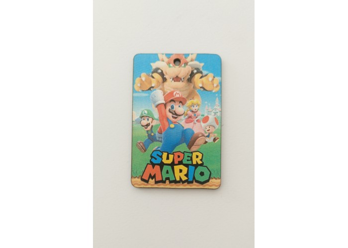 Ξύλινο διακοσμητικό Super Mario #7 Ξύλινο διακοσμητικό Super Mario #7