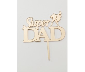 Cake topper Super Dad  Cake topper Super Dad