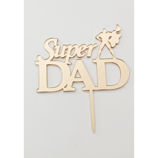 Cake topper Super Dad Cake topper Super Dad