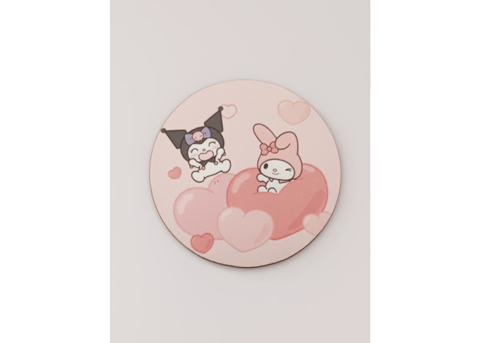 KUROMI ξύλινη με έγχρωμη εκτύπωση #5 KUROMI ξύλινη με έγχρωμη εκτύπωση #5
