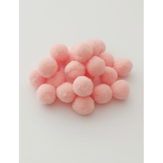 Πομ Πομ Βaby Pink 2cm 50τεμ