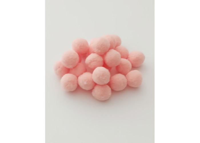 Πομ Πομ Βaby Pink 2cm 50τεμ