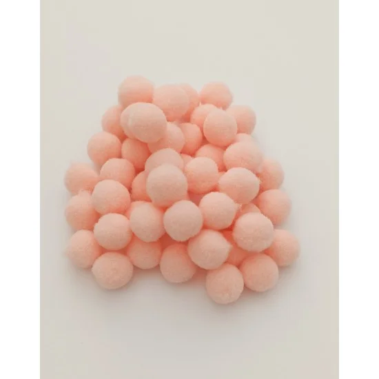 Πομ Πομ Βaby Pink 1.5cm 100τεμ
