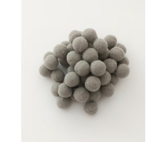 Πομ Πομ Γκρι 1,5cm 100τεμ Πομ Πομ Γκρι 1,5cm 100τεμ