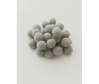 Πομ Πομ Γκρι 2cm 50τεμ Πομ Πομ Γκρι 2cm 50τεμ