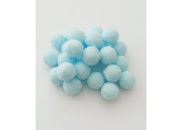 Πομ Πομ Βaby Blue 2cm 50τεμ