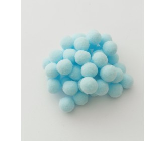 Πομ Πομ Βaby Blue 1.5cm 100τεμ Πομ Πομ Βaby Blue 1.5cm 100τεμ