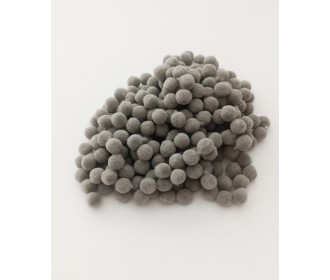 Πομ Πομ Γκρι 1cm 500τεμ