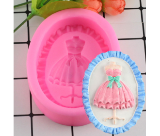 Καλούπι σιλικόνης φόρεμα Καλούπι σιλικόνης φόρεμα