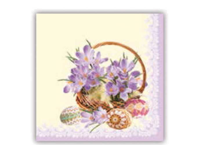 Χαρτοπετσέτα decoupage 33X33 καλάθι Χαρτοπετσέτα decoupage 33X33 καλάθι