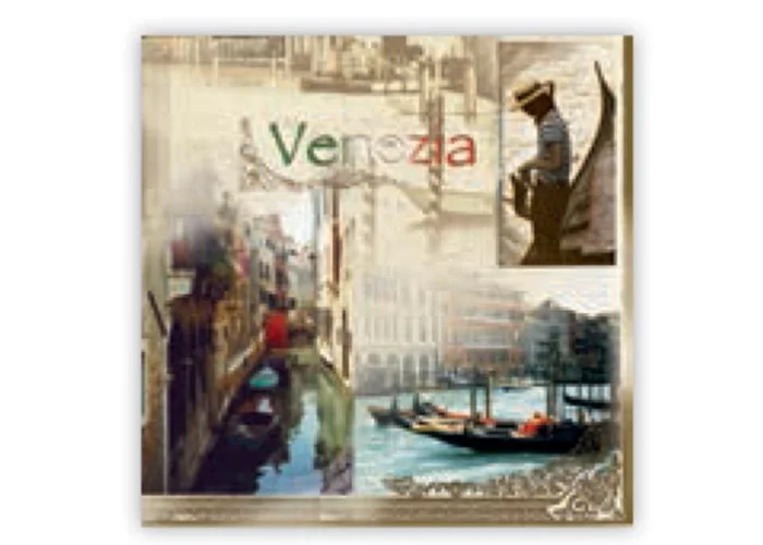 Χαρτοπετσέτα decoupage 33X33 Venezia