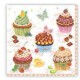 Χαρτοπετσέτα decoupage 33X33 cup cakes Χαρτοπετσέτα decoupage 33X33 cup cakes