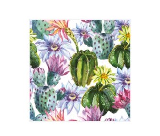 Χαρτοπετσέτα decoupage 33x33cm Exotic Flowers Χαρτοπετσέτα decoupage 33x33cm Exotic Flowers