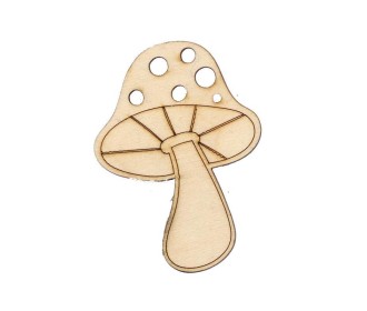 Μανιτάρι με 6 τρύπες σημύδα 69x50x3χιλ.