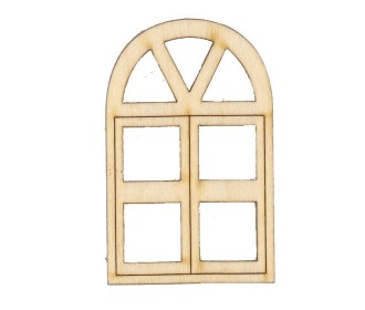 Παράθυρο με 7 τρύπες σημύδα 55x35x3χιλ.