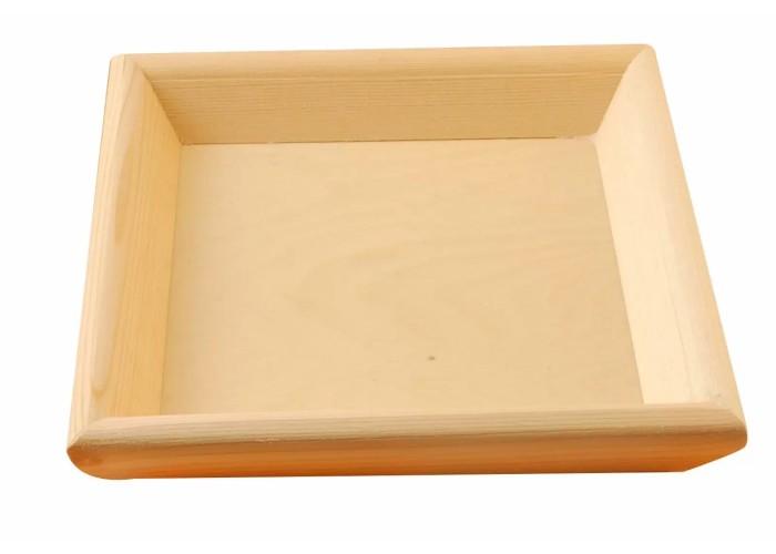Ξύλινος δίσκος 25x25x3.5cm Ξύλινος δίσκος 25x25x3.5cm