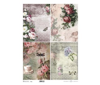 Ριζόχαρτο decoupage "vintage" 42x29.7εκ. (ITD-R054L) 