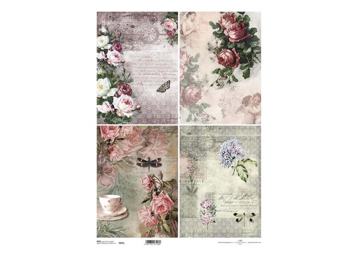 Ριζόχαρτο decoupage "vintage" 42x29.7εκ. (ITD-R054L) Ριζόχαρτο decoupage "vintage" 42x29.7εκ. (ITD-R054L)