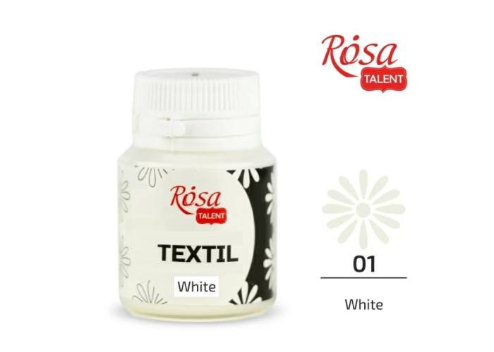 Χρώμα για ύφασμα Άσπρο 20ml Χρώμα για ύφασμα Άσπρο 20ml