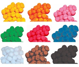 Πομ Πομ 1εκ. 100 Τεμάχια Πομ Πομ 1εκ. 100 Τεμάχια