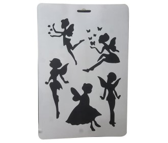 Στένσιλ Α4 νεράιδες Στένσιλ Α4 νεράιδες