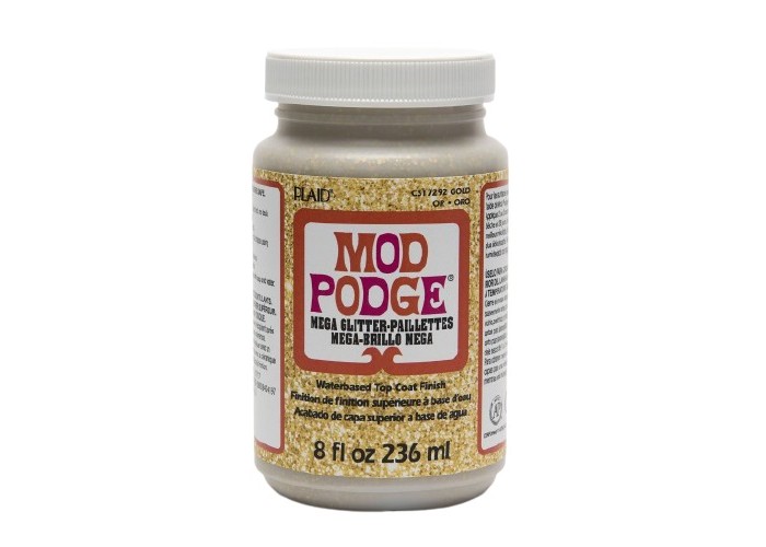 Mod Podge mega glitter gold 236ml